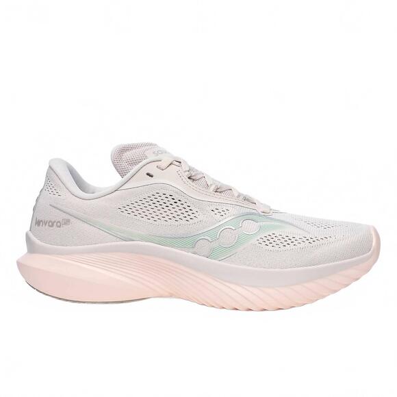 NEW SAUCONY women's kinvara 15 shoes in moon/jade
